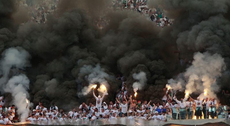 Illustration for article titled Yes, This Is A Normal Thing For A Soccer Crowd To Look Like